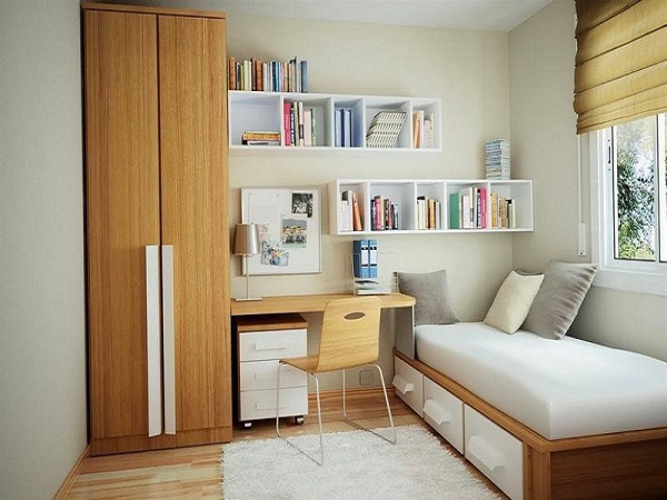 Phong cách thiết kế phòng ngủ nhỏ gọn đơn giản mà đẹp - Hình 1