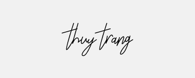 Mẫu chữ ký tên Thùy Trang