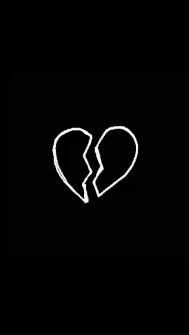 Ảnh nền màu đen có hình trái tim