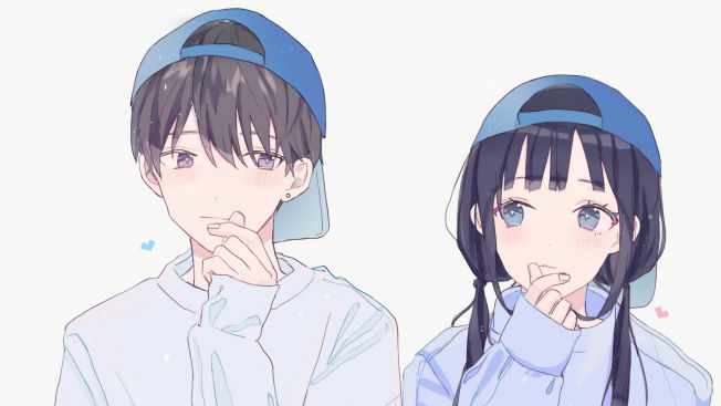 Ý tưởng hình hình họa avatar hai bạn trẻ xinh đẹp anime