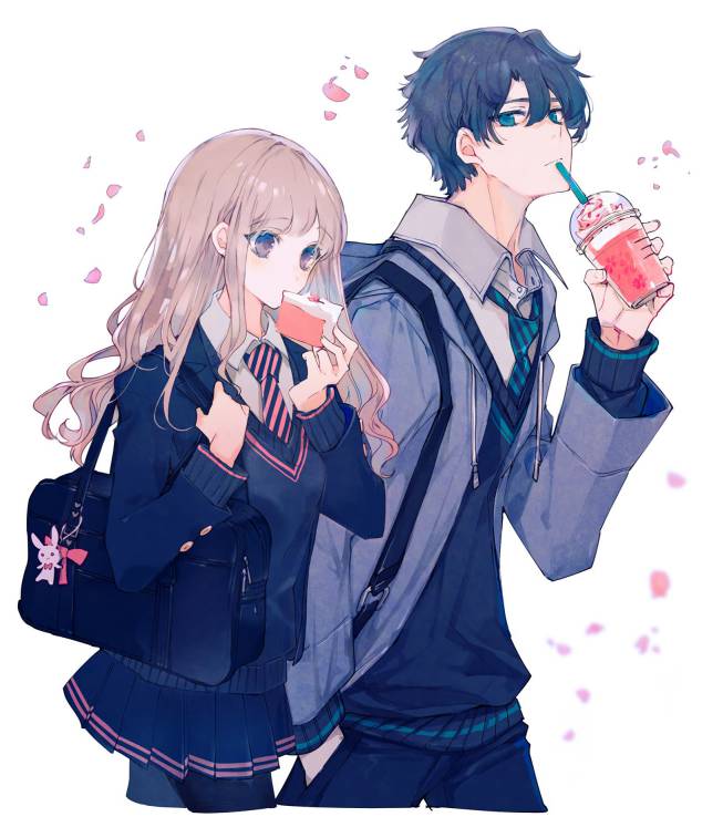 Bộ ảnh avatar dành cho cặp đôi anime